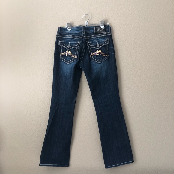 Miss me boot cut signature m sequin jeans - Picture 3 of 7